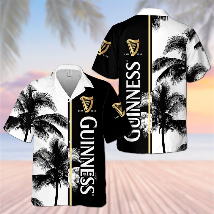 Guinness Beer Palm Tree Hawaiian Shirt – Hothot