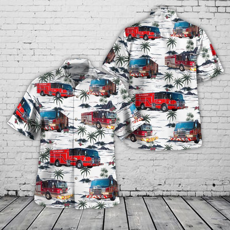 Burleson Fire Department Hawaiian Shirt – Hothot