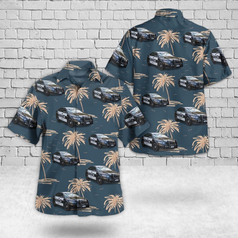 Albany New York Albany Police Department 2017 Ford Police Interceptor Hawaiian Shirt – Hothot