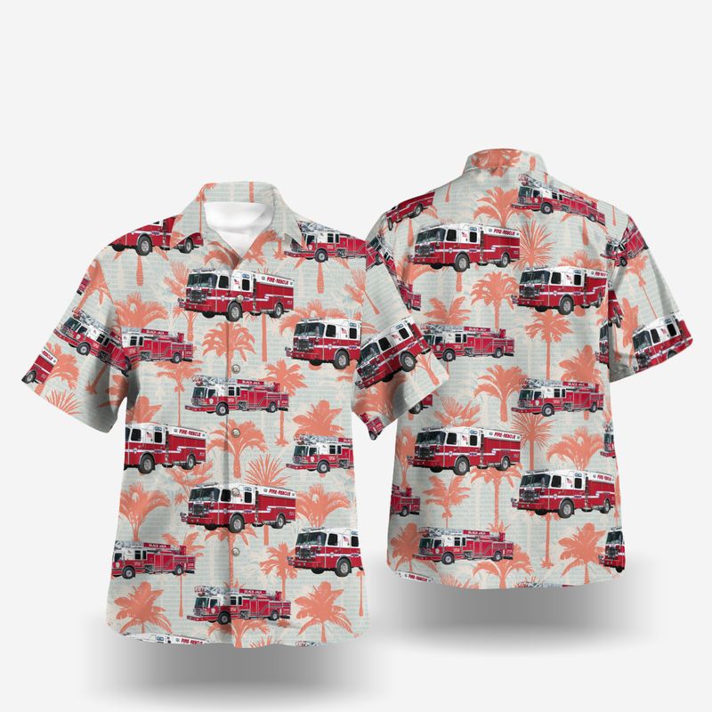Florissant St Louis County Missouri Black Jack Fire Protection District Hawaiian Shirt – Hothot