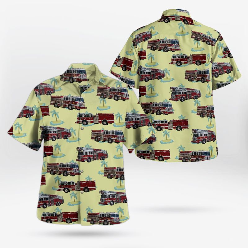 Arlington County Fire Department Virginia Hawaiian Shirt – Hothot
