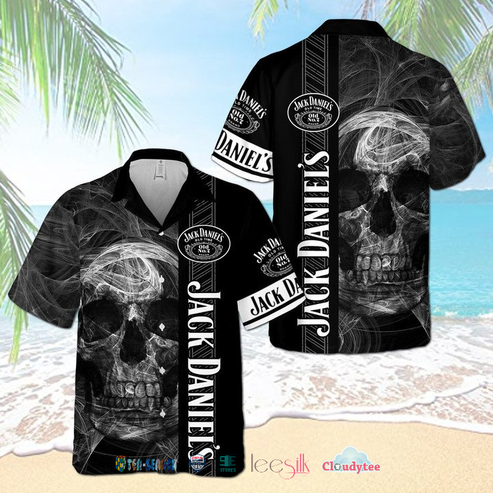 Jack Daniel’s Smoke Skull Hawaiian Shirt – Hothot