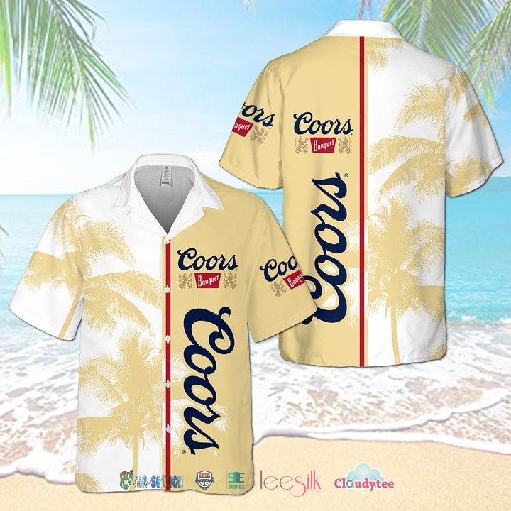 Coor Banquet Palm Tree Hawaiian Shirt – Hothot