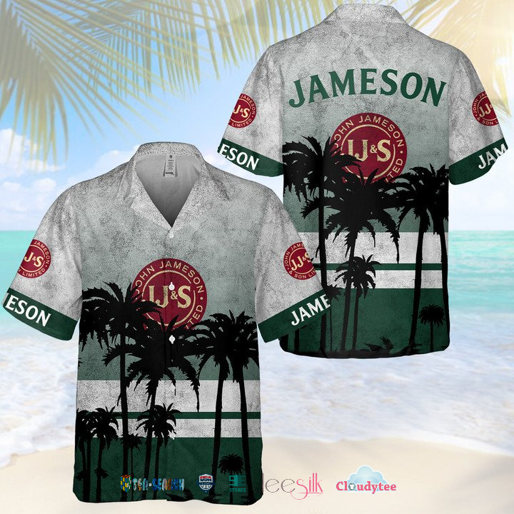 Jameson Irish Whiskey Palm Tree Hawaiian Shirt – Hothot