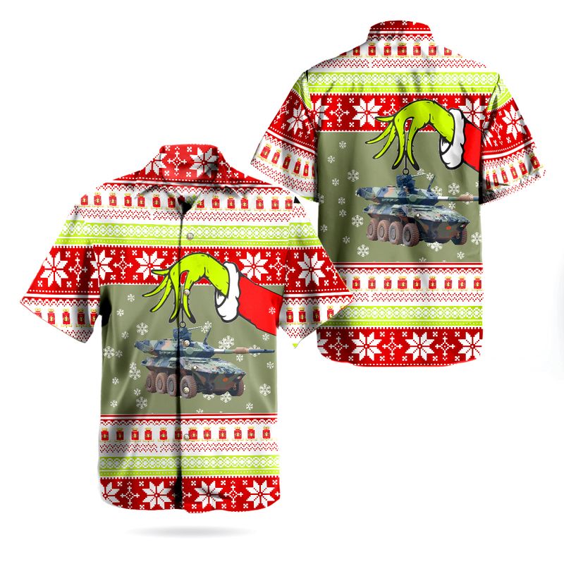 Esercito Italiano Centauro II Tank Destroyer Ugly Christmas Hawaiian Shirt – Hothot