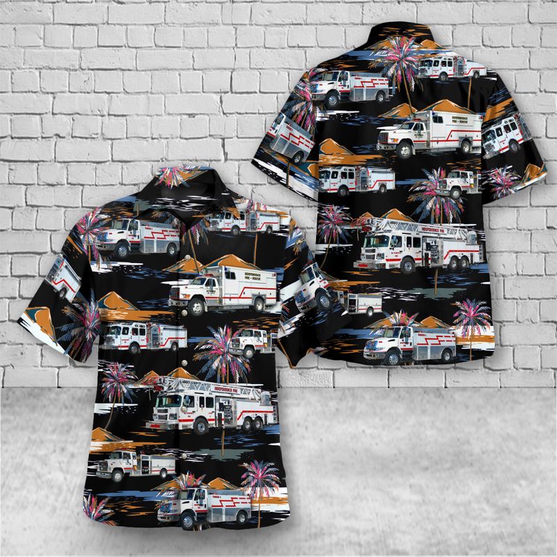 City of Independence Iowa Fire Department Hawaiian Shirt – Hothot