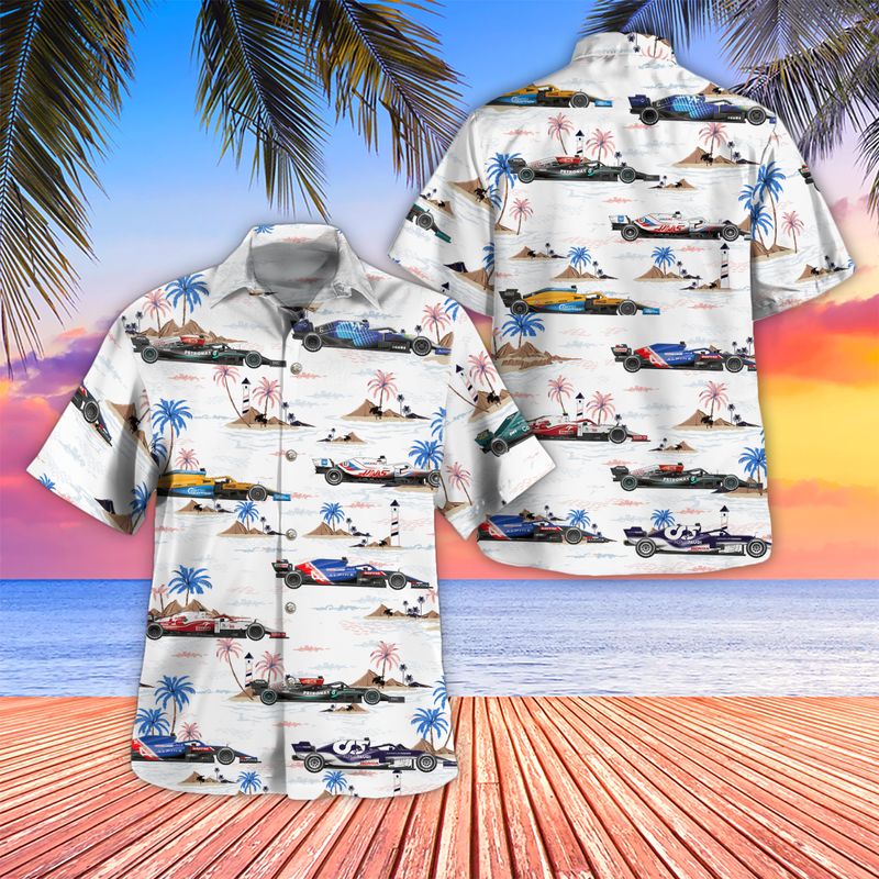 F1 Formula One Teams Hawaiian Shirt – Hothot