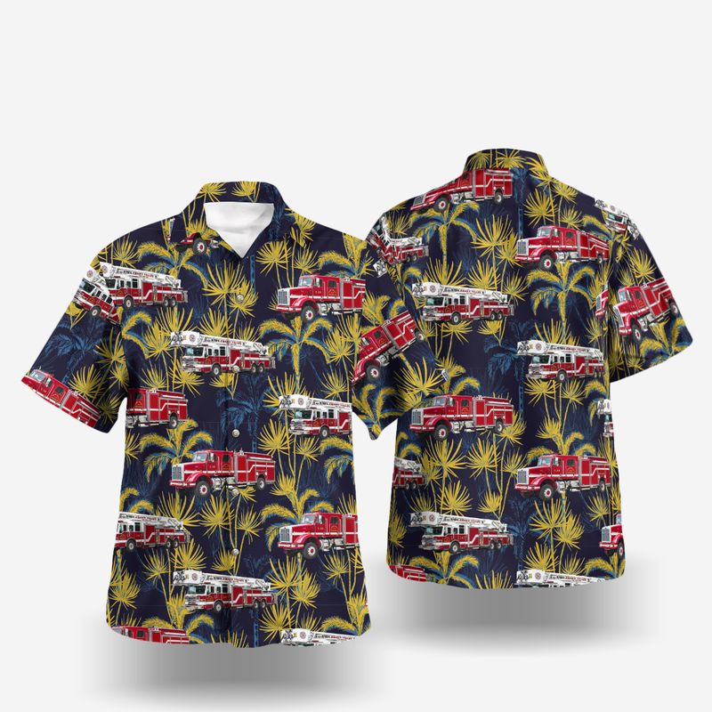 Parachute Garfield County Colorado Grand Valley Fire Protection District Hawaiian Shirt – Hothot