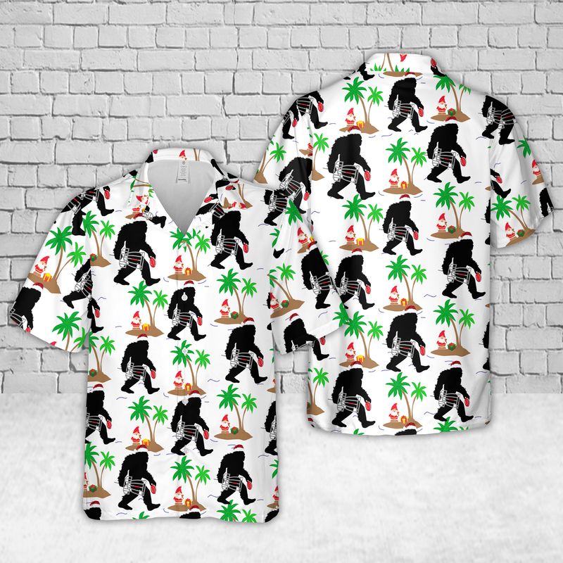 Disc Golf Bigfoot Christmas Hawaiian Shirt – Hothot