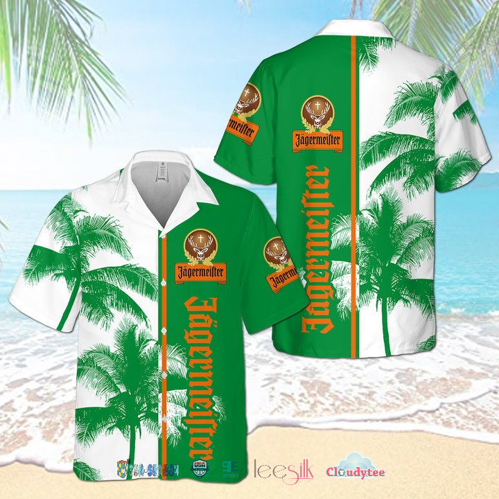 Jagermeister Liqueur Palm Tree Hawaiian Shirt – Hothot