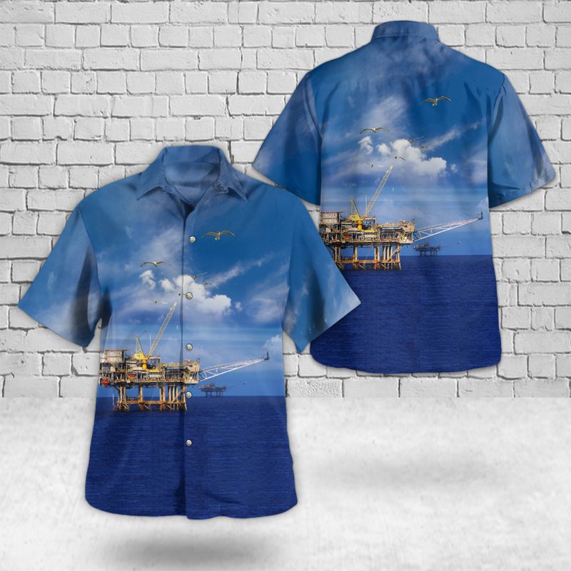 Australia Offshore Drilling Rig Hawaiian Shirt – Hothot