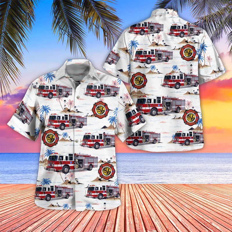 Florida Plant City Fire Department Hawaiian Shirt – Hothot