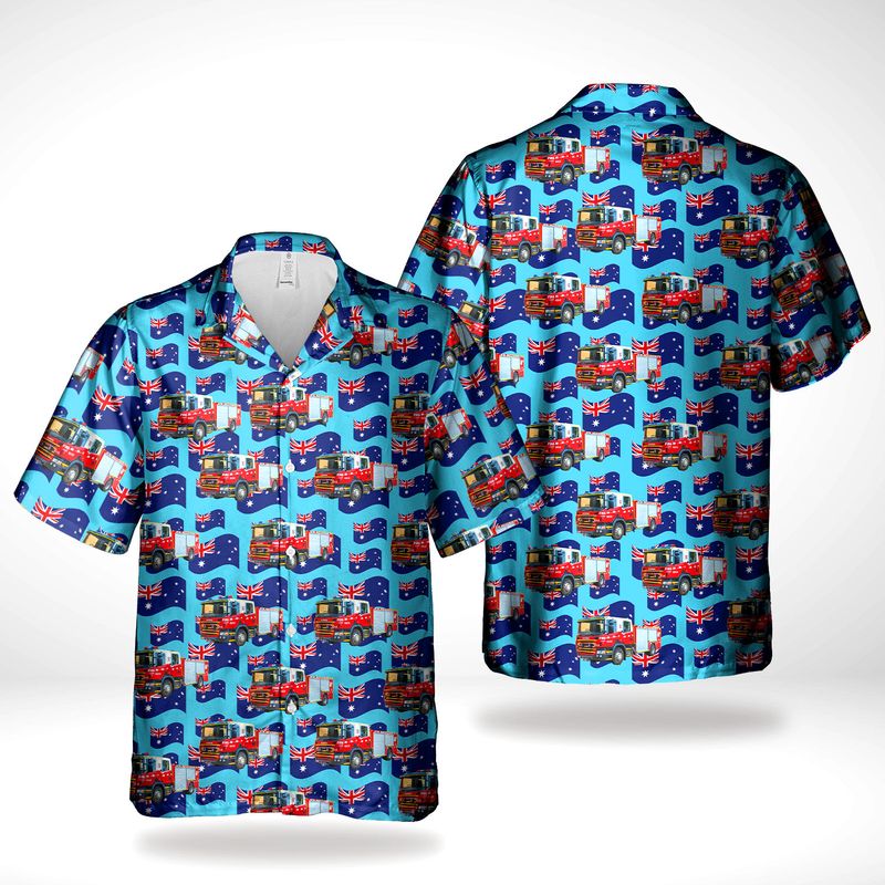 Victoria CFA Heavy Pumper Australia Day Hawaiian Shirt – Hothot