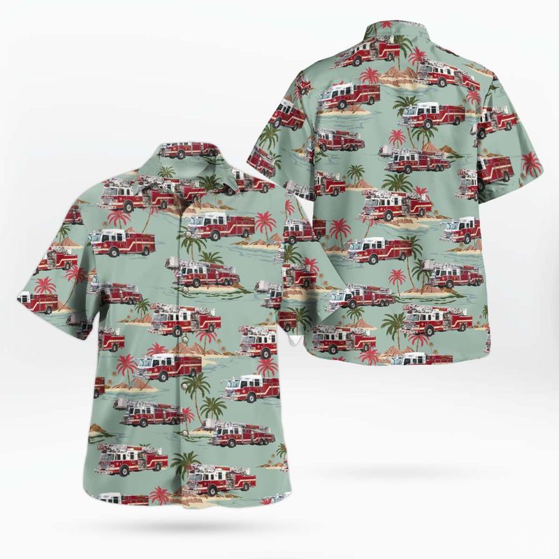 Lawrence Douglas County Kansas Lawrence-Douglas County Fire Medical Hawaiian Shirt – Hothot
