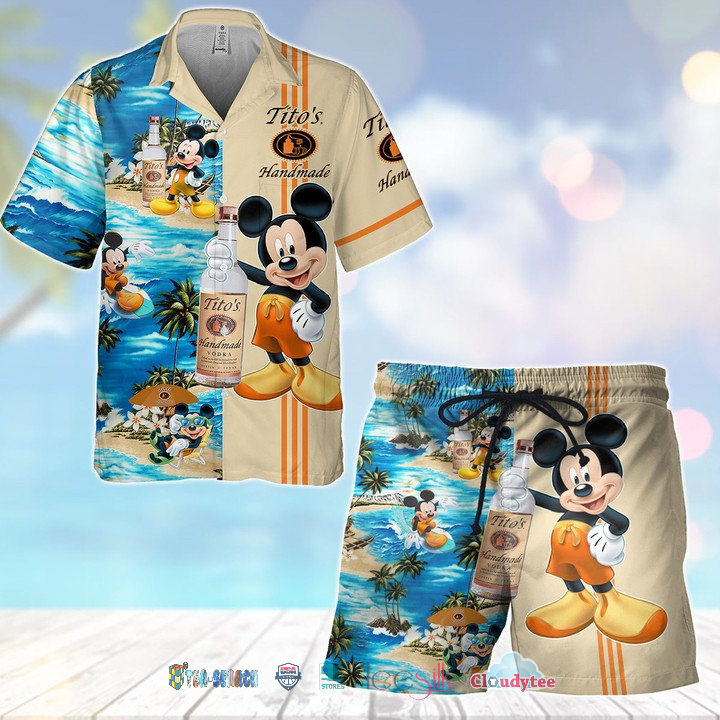 Mickey Mouse Tito’s Handmade Hawaiian Shirt Beach Short – Hothot