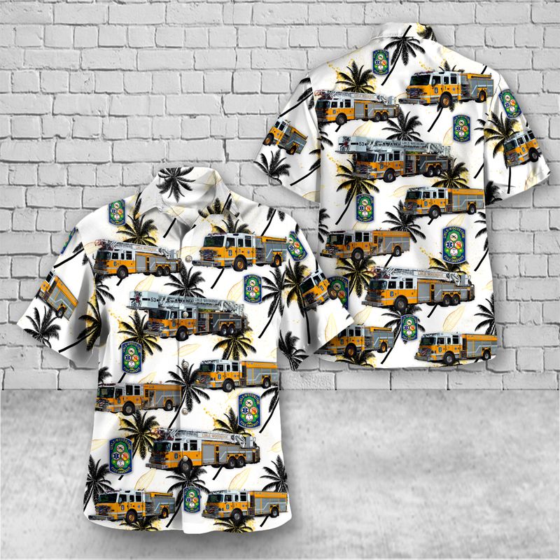 Lisle-Woodridge Fire District Hawaiian Shirt – Hothot