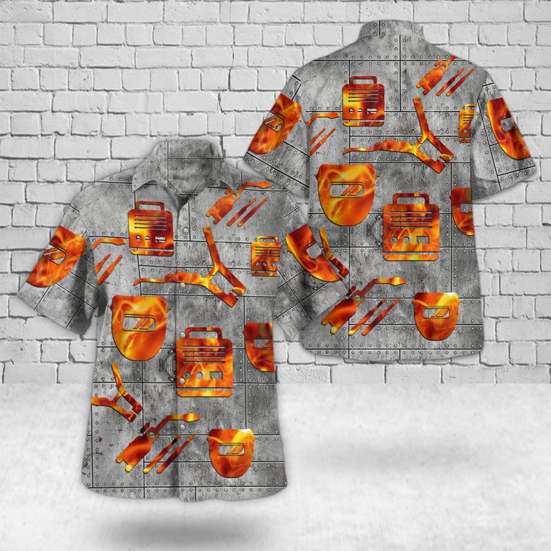 Welder Welds Metal Hawaiian Shirt – Usalast