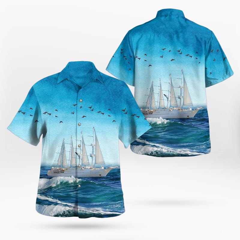 Windstar Cruises Wind Star Hawaiian Shirt – Usalast