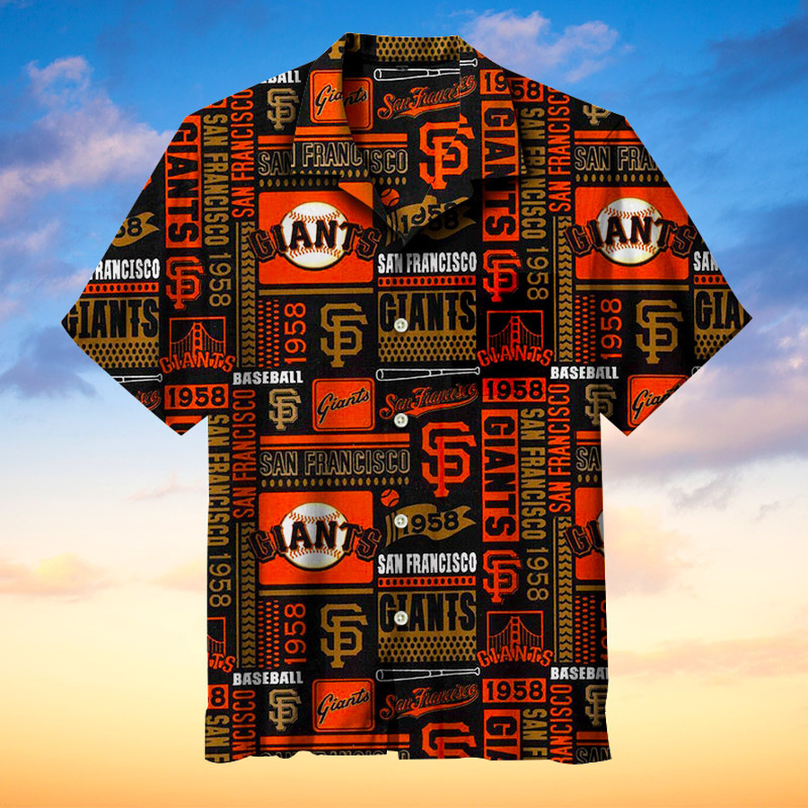 San Francisco Giants Hawaiian Short Sleeve Shirt 3D All Over Print Men Women Unisex Model 369 – Hothot