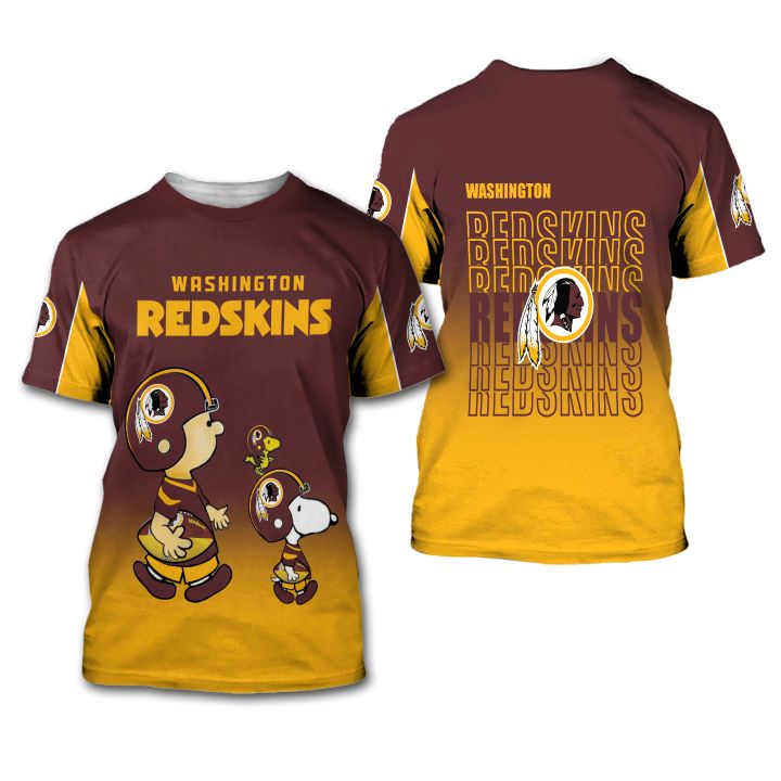 Washington Redskins American Football Team The Snoopy Show 3D All Over Print Shirt – Hothot