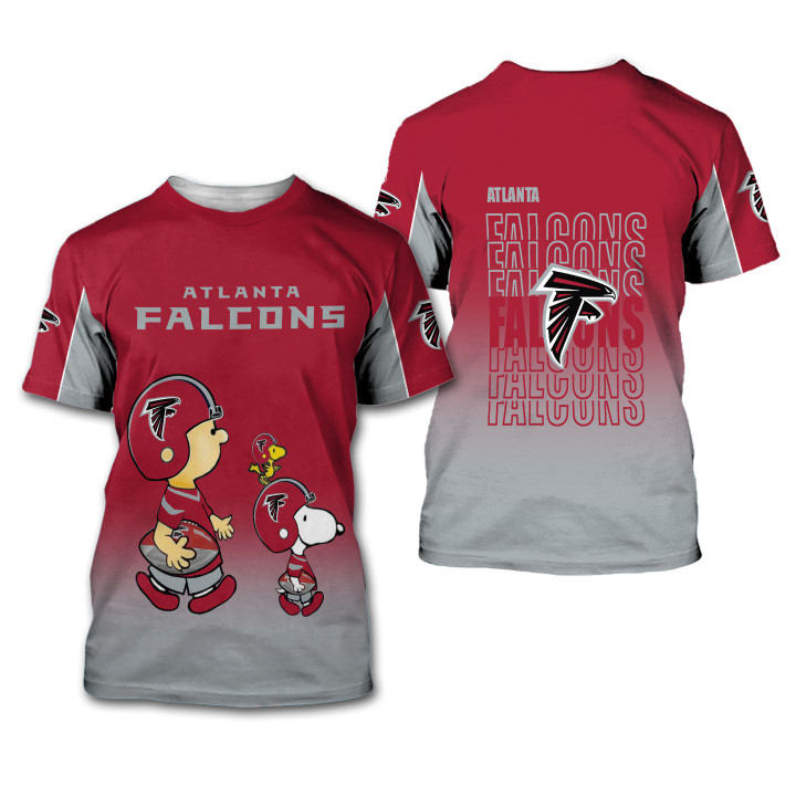 Atlanta Falcons American Football Team The Snoopy Show 3D All Over Print Shirt – Hothot