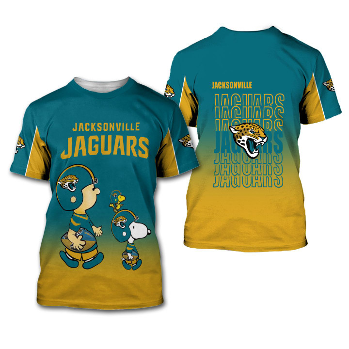 Jacksonville Jaguars American Football Team The Snoopy Show 3D All Over Print Shirt – Hothot