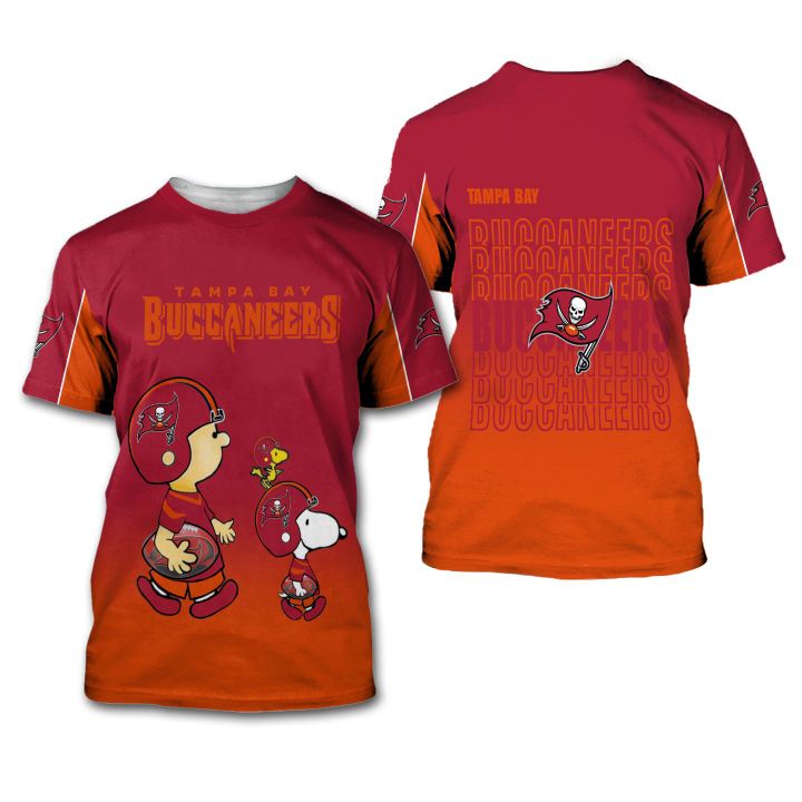 Tampa Bay Buccaneers American Football Team The Snoopy Show 3D All Over Print Shirt – Hothot