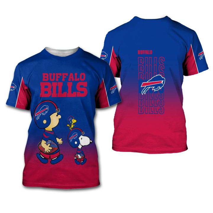 Buffalo Bills American Football Team The Snoopy Show 3D All Over Print Shirt – Hothot