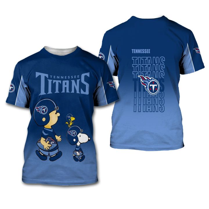 Tennessee Titans American Football Team The Snoopy Show 3D All Over Print Shirt – Hothot