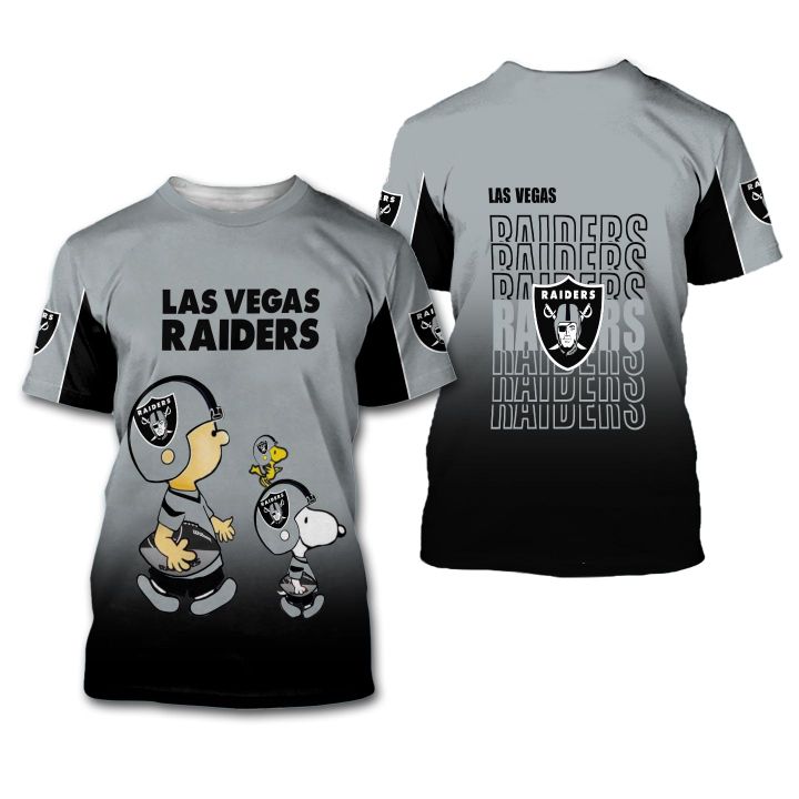 Las Vegas Raiders American Football Team The Snoopy Show 3D All Over Print Shirt – Hothot