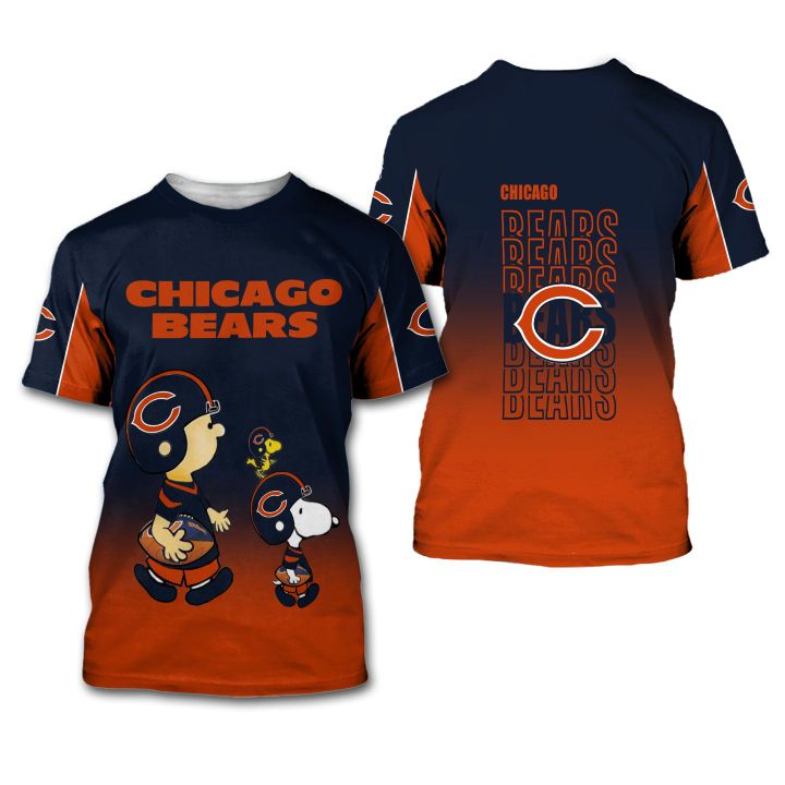 Chicago Bears American Football Team The Snoopy Show 3D All Over Print Shirt – Hothot