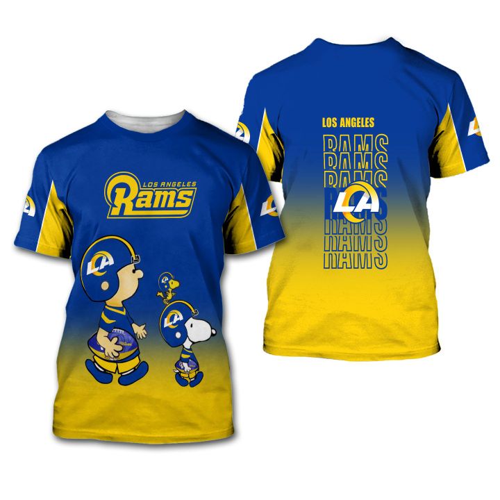 Los Angeles Rams American Football Team The Snoopy Show 3D All Over Print Shirt – Hothot