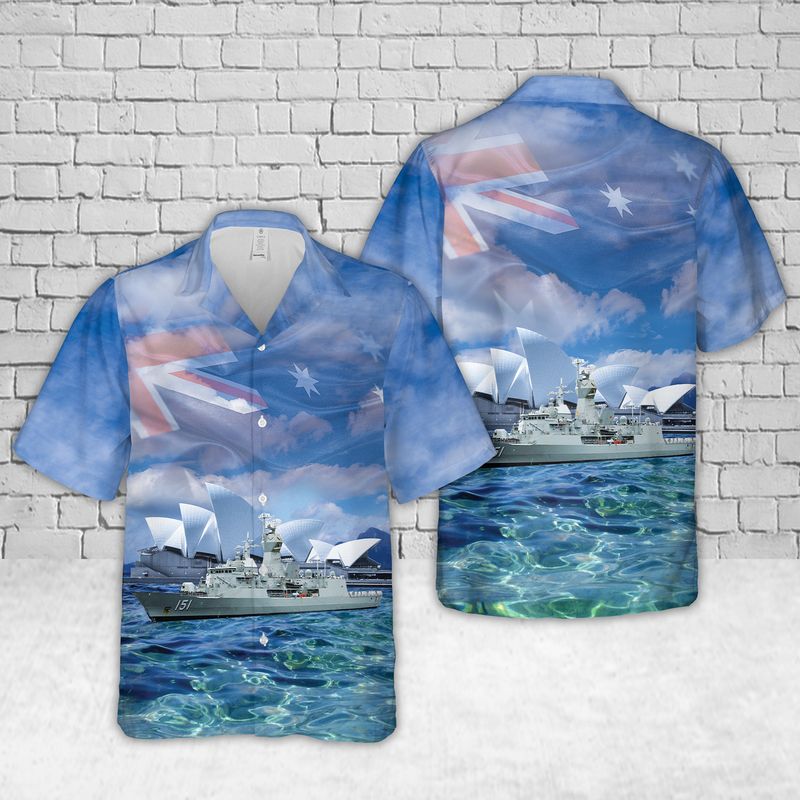 Royal Australian Navy HMAS Arunta FFH 151 Australia Day Hawaiian Shirt – Hothot