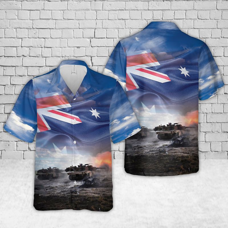 Australian Army M1 Abrams Tank Australia Day Hawaiian Shirt – Hothot