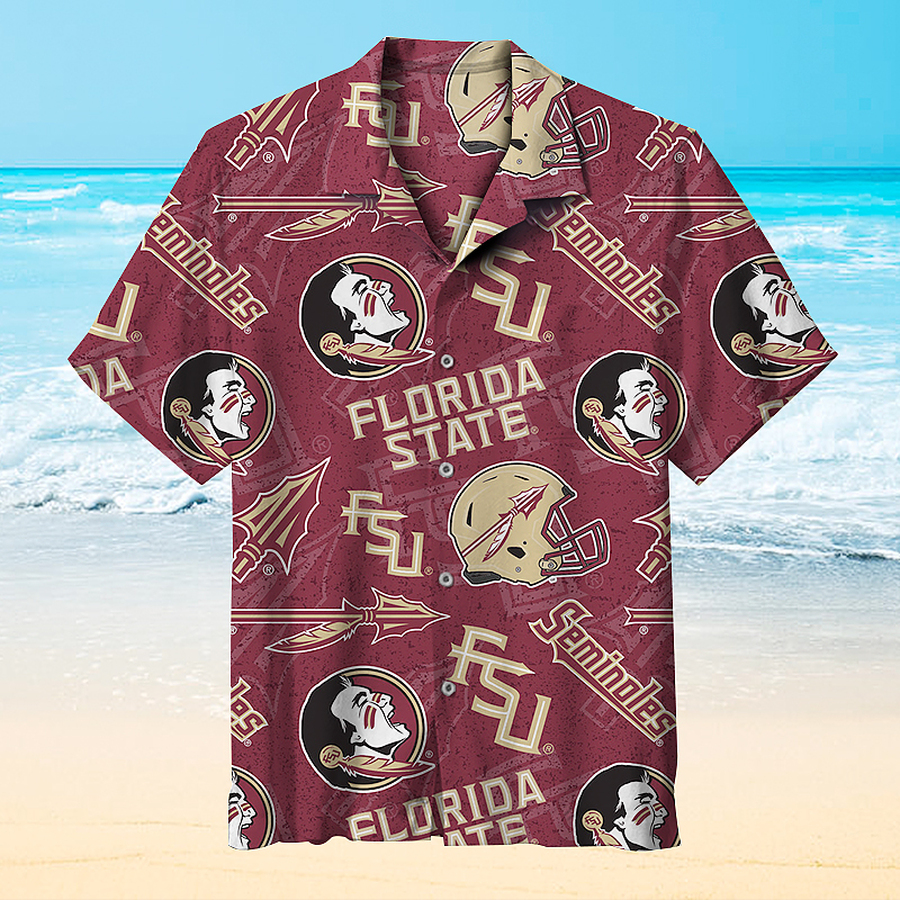 Florida State University Fashion Hawaiian Shirt 3D All Over Print Men Women Unisex Model 251 – Hothot