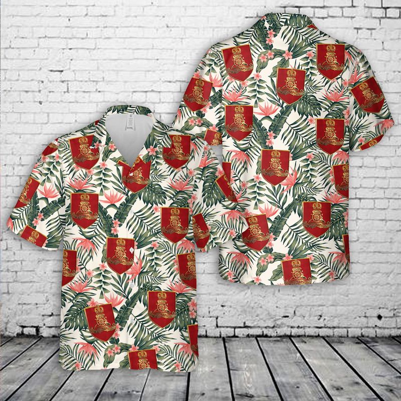 British Army Royal Regiment of Artillery Hawaiian Shirt – Hothot