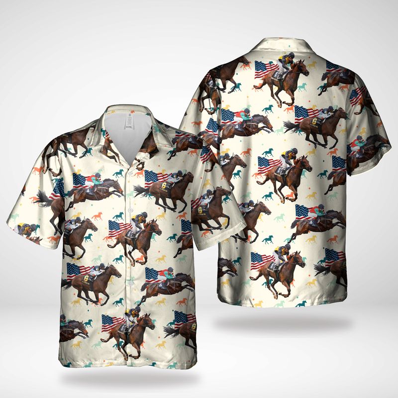 Hot Trend - US Thoroughbred Horse Racing Hawaiian Shirt - Hothot