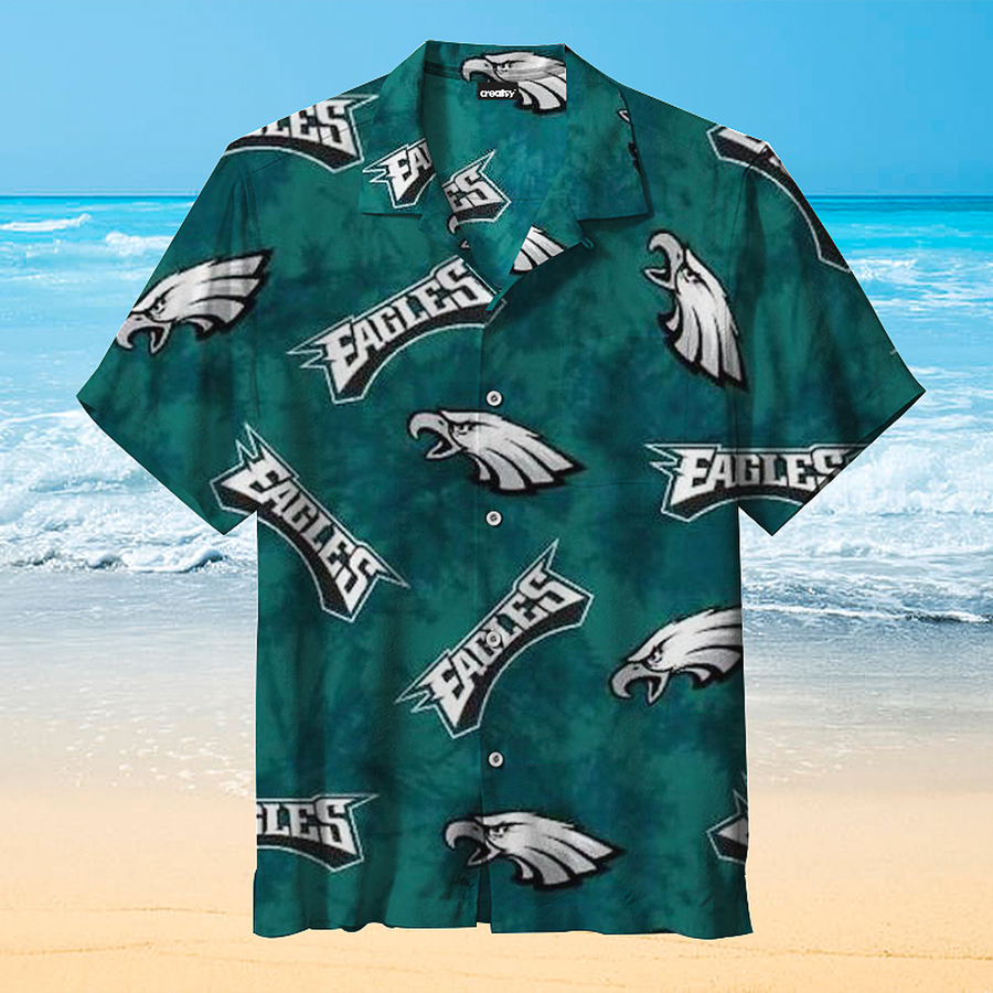 Philadelphia Eagles Hawaiian Shirt 3D All Over Print Men Women Unisex Model 728 – Hothot
