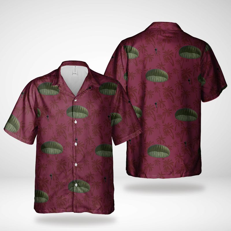 Canadian Army Parachute Parachutist Hawaiian Shirt – Hothot