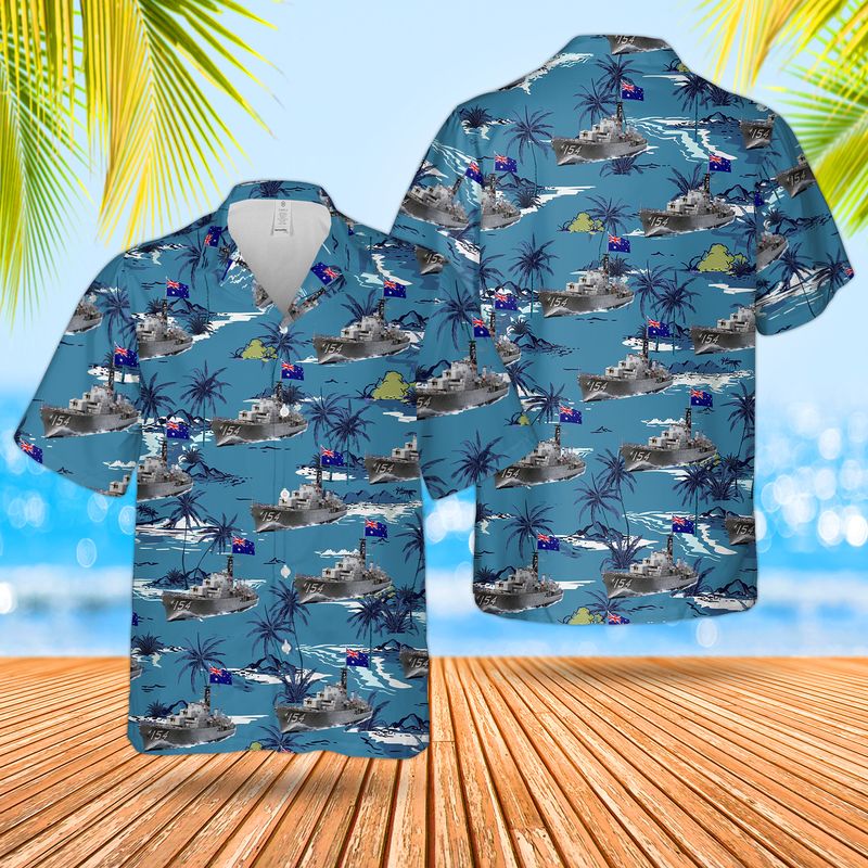 Royal Australian Navy RAN HMAS Duchess D154 Daring-class Destroyer Hawaiian Shirt – Hothot