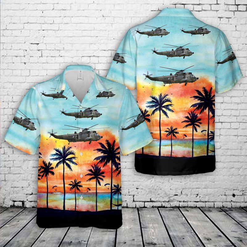 German Navy Sikorsky S-61 Sea King Rescue Helicopter Hawaiian Shirt – Hothot