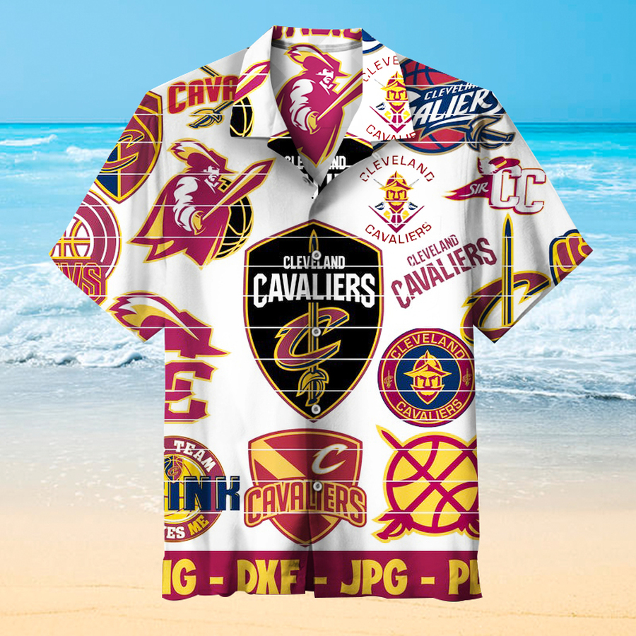 Cleveland Cavaliers Vintage Hawaiian Shirt 3D All Over Print Men Women Unisex Model 590 – Hothot