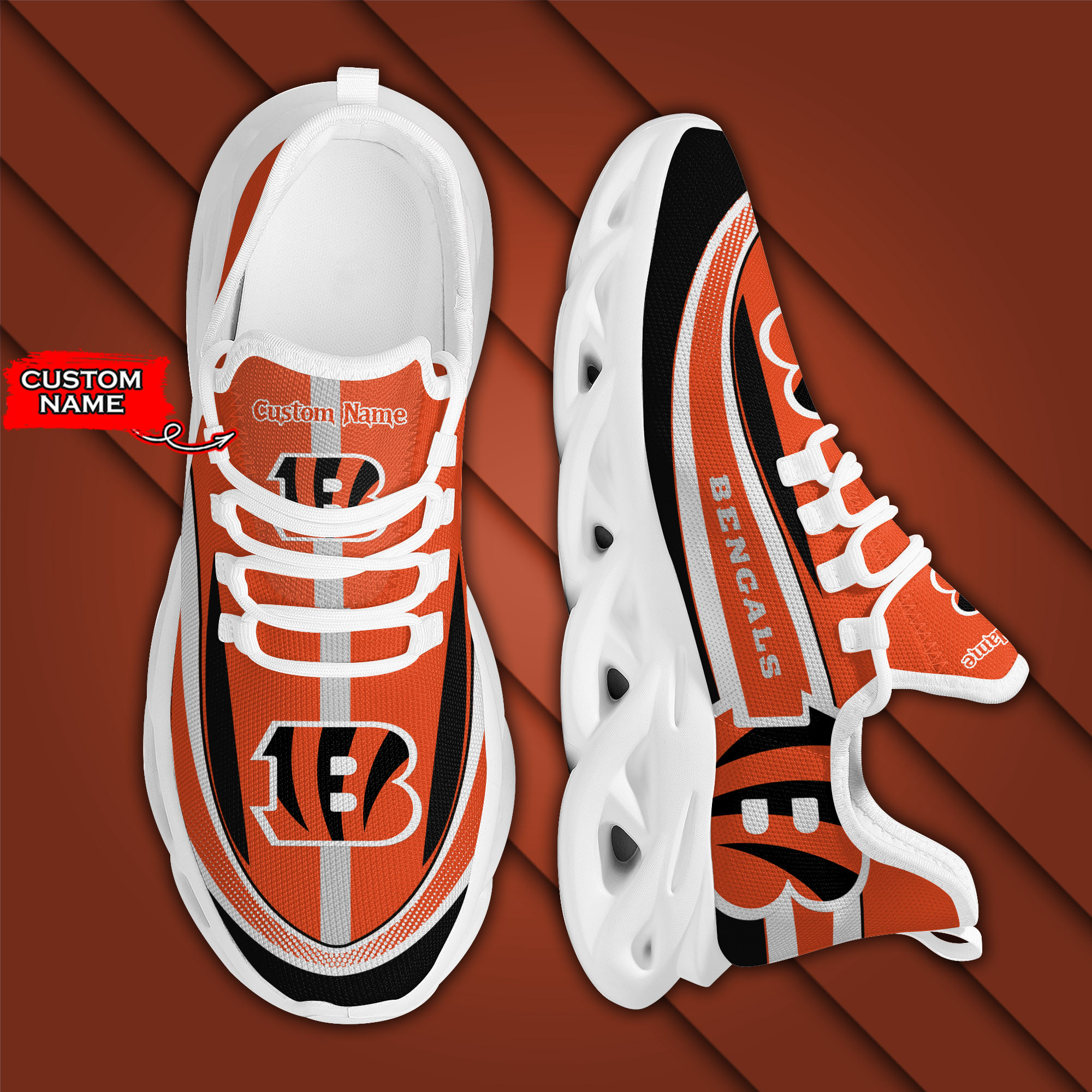 Cincinnati Bengals Max Soul Shoes For Men And Women