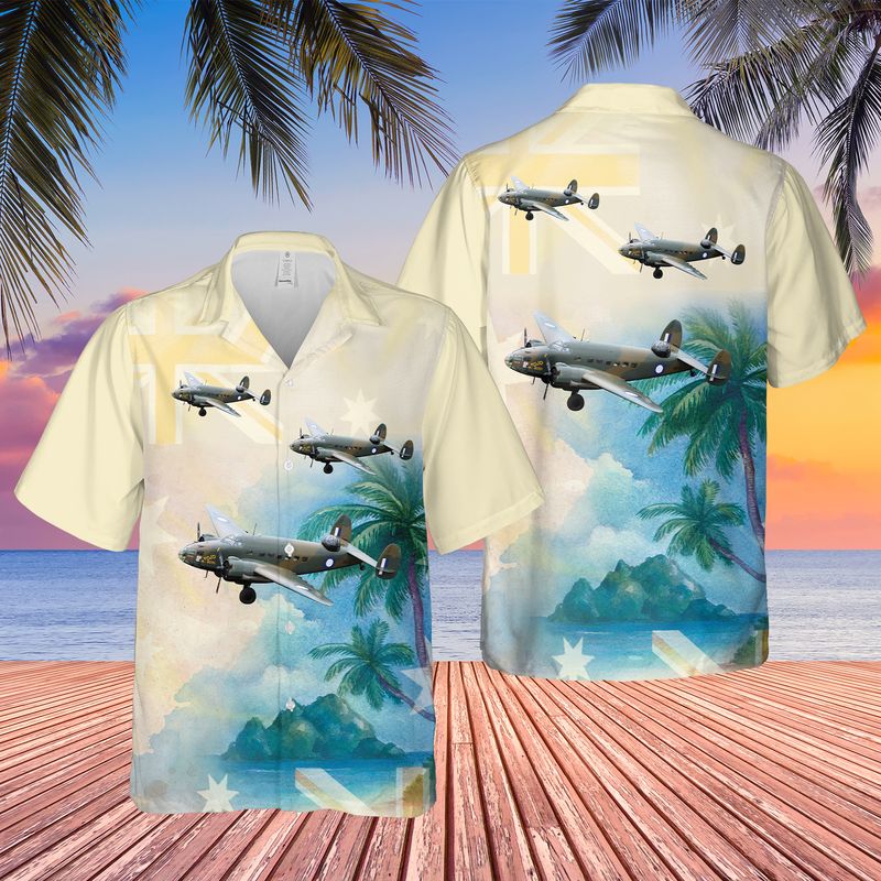 Royal Australian Air Force Lockheed Hudson Mk III The Tojo Busters Australia Day Hawaiian Shirt – Hothot