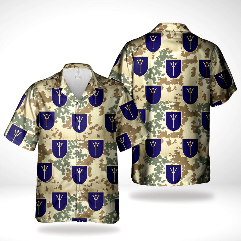 German Navy Kommando Spezialkrafte Marine KSM Hawaiian Shirt – Hothot