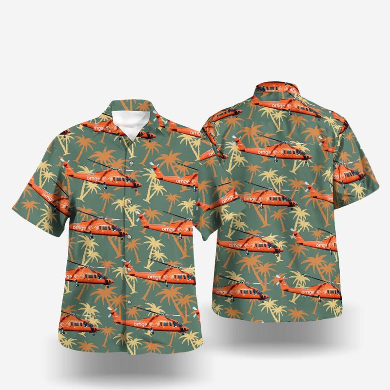 Ornge Sikorsky S-76A Hawaiian Shirt – Hothot