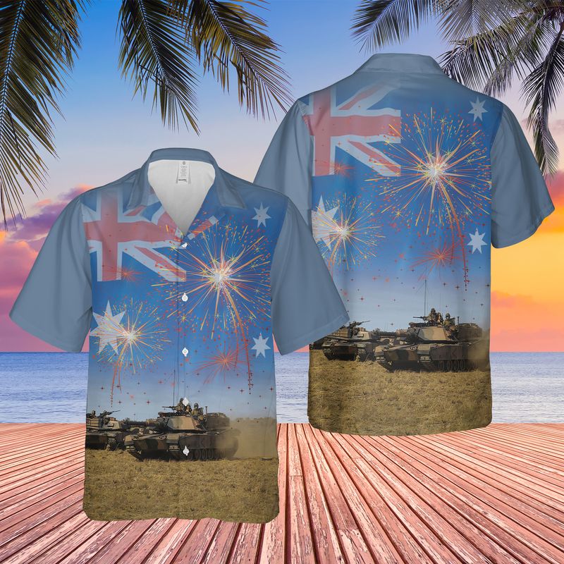 Australian Army M1 Abrams Main Battle Tank Australia Day Hawaiian Shirt – Hothot