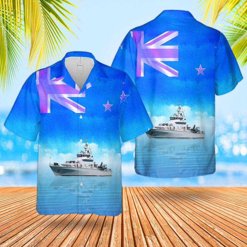 Royal New Zealand Navy HMNZS Taupo P3570 Hawaiian Shirt – Hothot