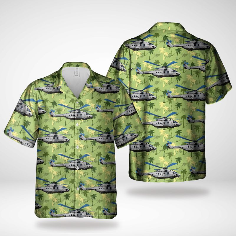 German Navy Deutsche Marine NH90 NTH Sea Lion Hawaiian Shirt – Hothot
