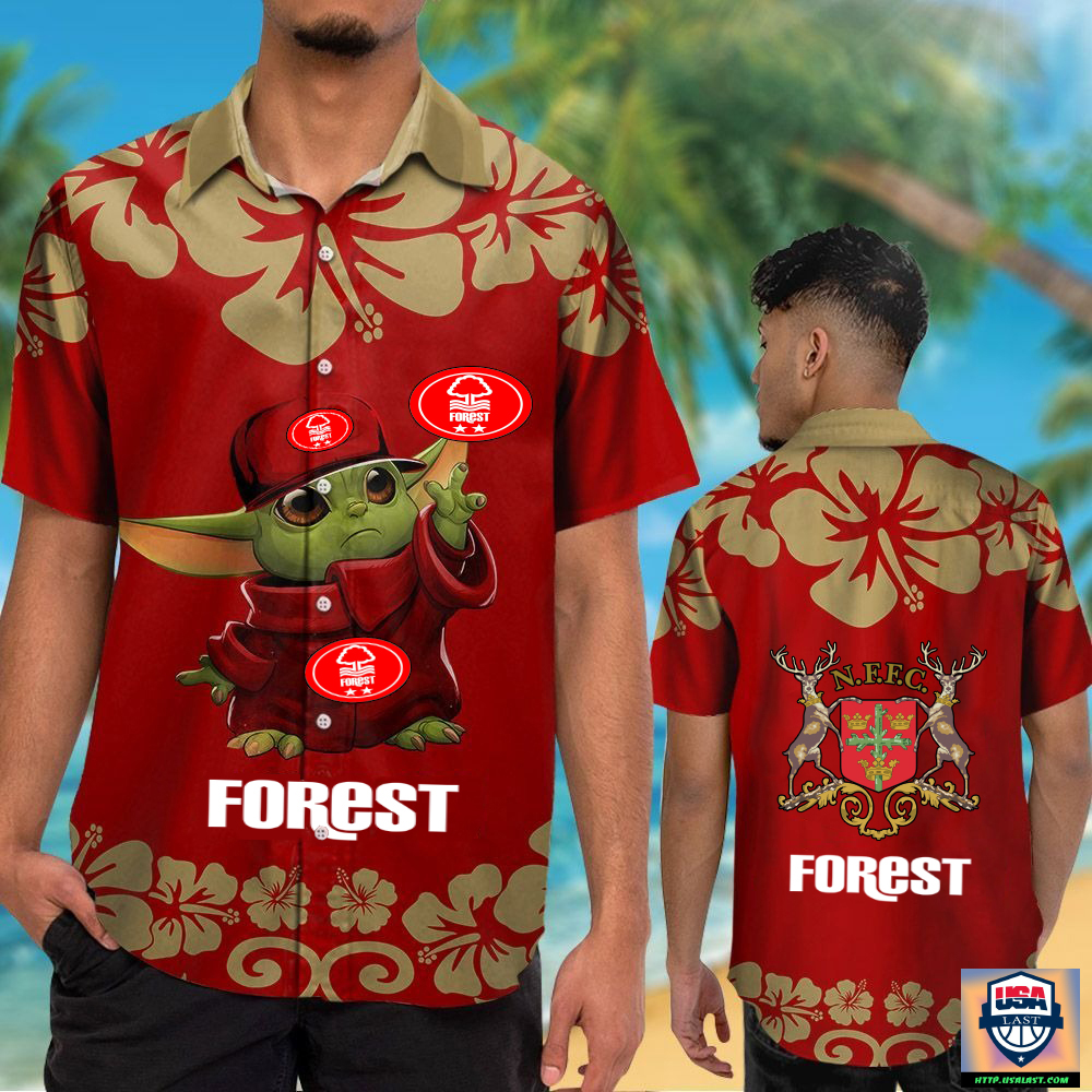Nottingham Forest Baby Yoda Hawaiian Shirt – Hothot